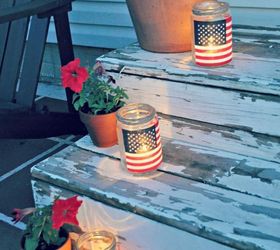 s the 15 most amazing flags on the internet aren t actually flags at all, patriotic decor ideas, seasonal holiday decor, Glowing Patriotic Luminaries