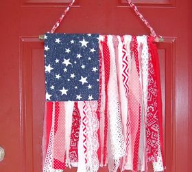 s the 15 most amazing flags on the internet aren t actually flags at all, patriotic decor ideas, seasonal holiday decor, Tied and True Fabric Scrap Flag