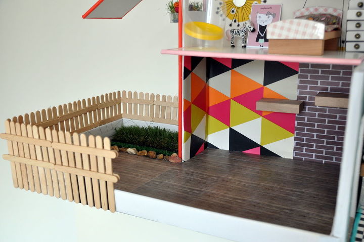 upcycled dolls house, crafts, diy, repurposing upcycling