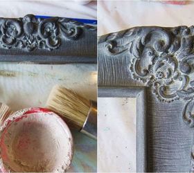in the frame no 5 ornate frame to wall clock, chalk paint, how to, repurposing upcycling, wall decor
