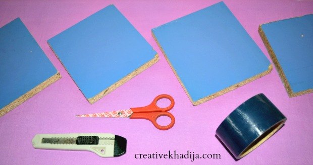 how to decorate craft room wall with wooden tiles, crafts, how to, tiling, wall decor