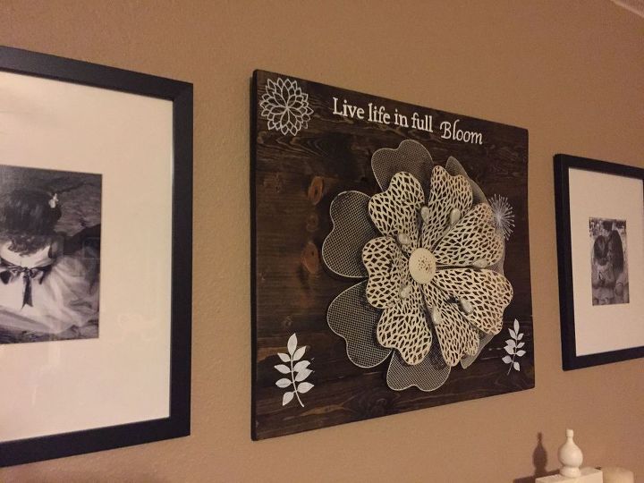 diy wood and metal decor wall art, crafts, wall decor, woodworking projects