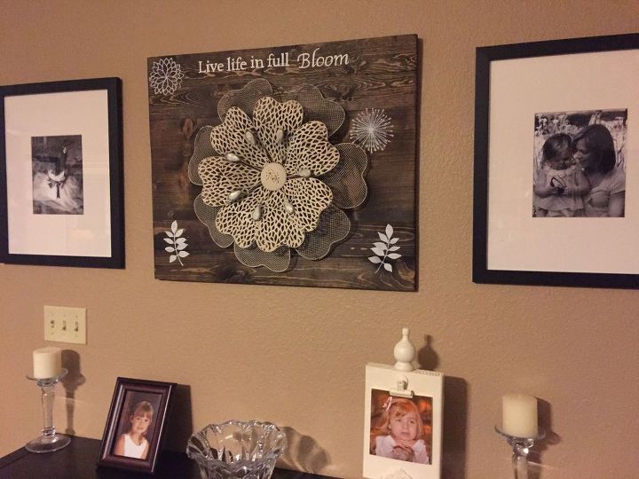 diy wood and metal decor wall art, crafts, wall decor, woodworking projects