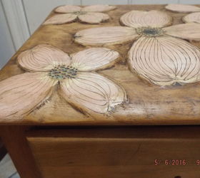 something totally different hand carved table top, chalk paint, painted furniture
