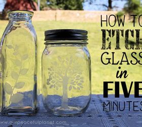 Etch Glass in 5 Minutes