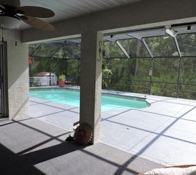 Would it look right to put an outdoor kitchen under screened pool?