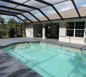 would it look right to put an outdoor kitchen under screened pool