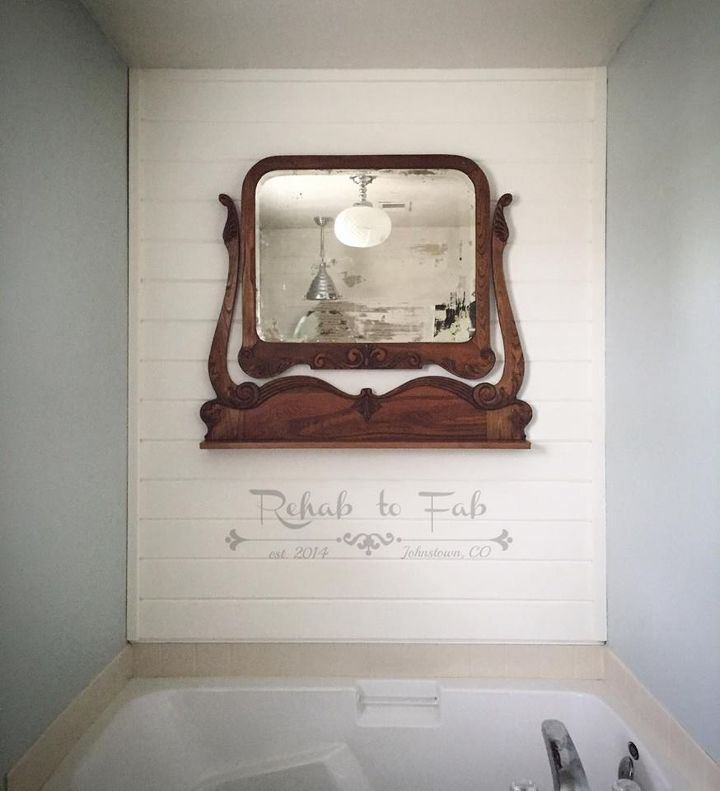 antique mirror with an acid technique that also has a love story , crafts, repurposing upcycling, wall decor