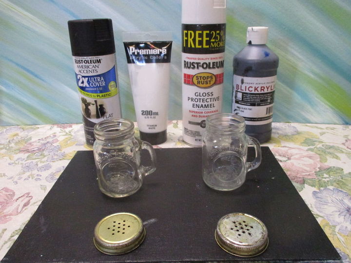 re purposed glass salt and pepper shakers, crafts, repurposing upcycling