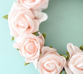 diy faux flower wreath, crafts, how to, wreaths