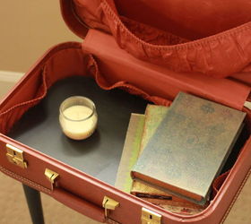 diy vintage suitcase table