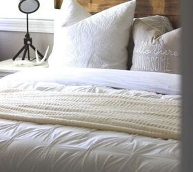 our farmhouse bedroom upgrade on the cheap, bedroom ideas, home decor, rustic furniture