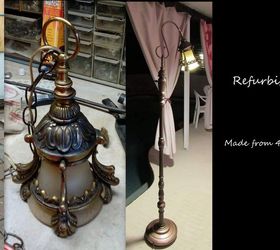 unique refurbished lamp, lighting