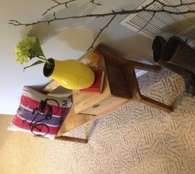 making my own vintage and finding my style diy telephone bench, diy, rustic furniture, woodworking projects