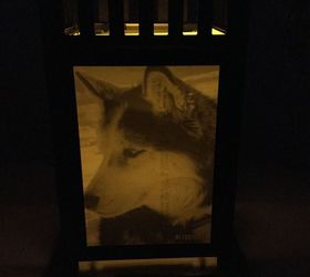 memory memorial photo lantern, crafts, lighting