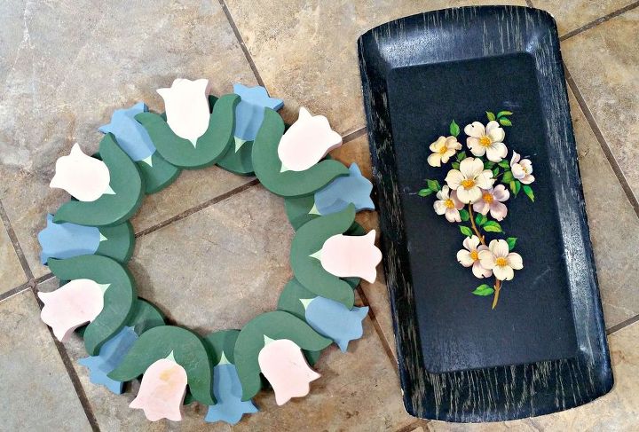 tulip wreath, crafts, flowers, wreaths