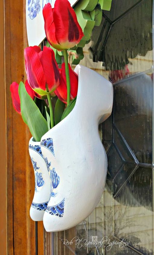 coroa de tulipas