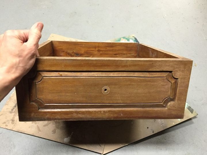 old drawer becomes a planter in 1 hour, chalk paint, container gardening, gardening, painted furniture, repurposing upcycling