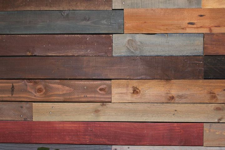 Pallet Wall Reclaimed Wood Hometalk - How To Make Stained Wood Pallet Wall Art