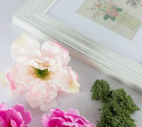 diy flower frame for mom, crafts, seasonal holiday decor