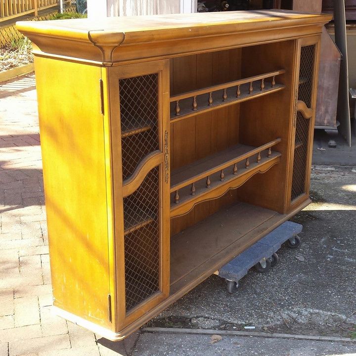 Hutch Top Repurposed Into Dining Room Storage Buffet Hometalk