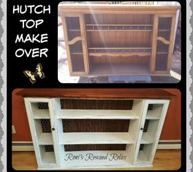 hutch top repurposed into dining room storage buffet, dining room ideas, painted furniture, repurposing upcycling, storage ideas