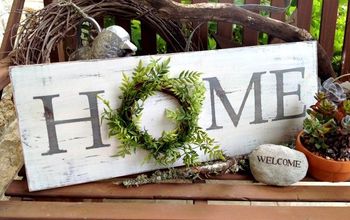Farmhouse Style Inspired HOME Sign