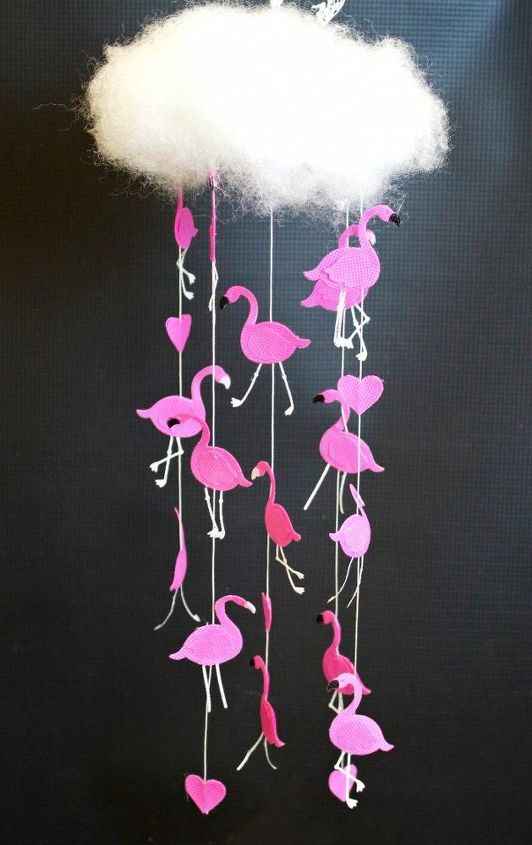 decorao mvel flamingo diy