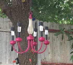 backyard chandelier, lighting, outdoor living