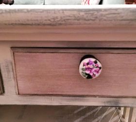 shabby chic coffee table, chalk paint, painted furniture, shabby chic, Super cool pulls from Etsy