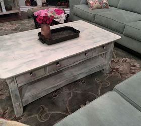shabby chic coffee table, chalk paint, painted furniture, shabby chic, This matches the room nicely