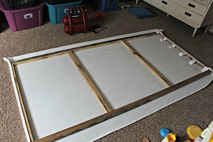 How to Make LARGE Canvas DIY Wall Art For $14 | Hometalk