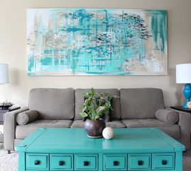 Make LARGE Canvas Wall Art for $14
