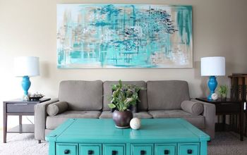 Make LARGE Canvas Wall Art for $14