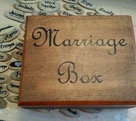Marriage Box - Made From a Cigar Box