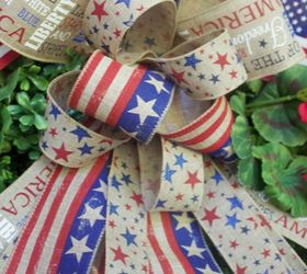 easy diy boxwood patriotic wreath, crafts, patriotic decor ideas, seasonal holiday decor, wreaths