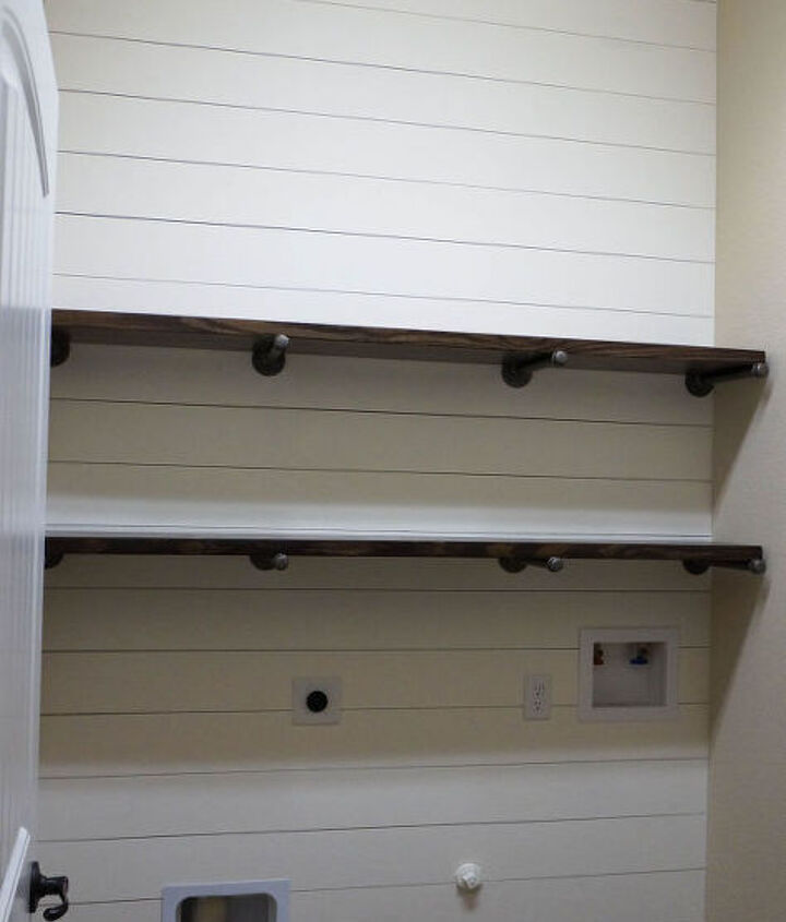 shiplap laundry room makeover diy laundry rooms shelving ideas
