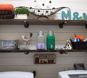 shiplap laundry room makeover, diy, laundry rooms, shelving ideas, wall decor, woodworking projects