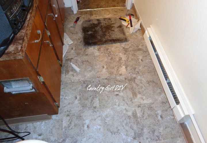 diy self sticking tile, bathroom ideas, diy, flooring, home maintenance repairs, how to, tiling
