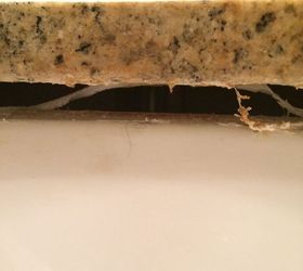what can i do about my sink that separated from the countertop, Sink separated from granite countertop