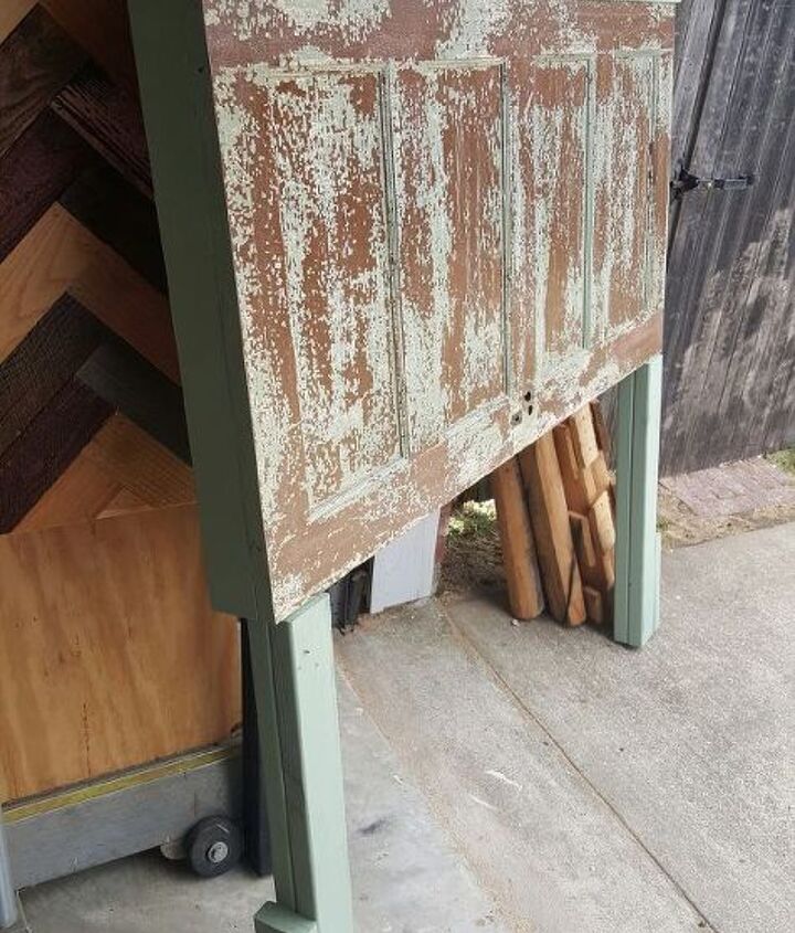 Queen Size Vintage Door Headboard | Hometalk Queen Size Vintage Door Headboard | Hometalk