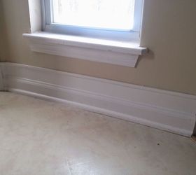 9 tricks to turn builder grade baseboards into custom made beauties, Add height with shoe molding and paint