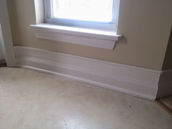 9 tricks to turn builder grade baseboards into custom made beauties, Add height with shoe molding and paint