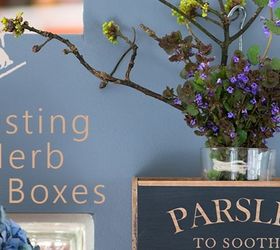 diy nesting herb boxes, crafts, diy, painting, wall decor, woodworking projects