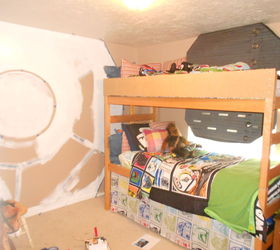 star wars boys bedroom, bedroom ideas, painting