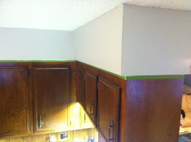 making ugly wallpaper disappear , home maintenance repairs, kitchen design, wall decor