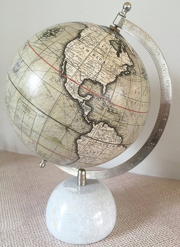 painted globe how to transfer type, crafts, how to