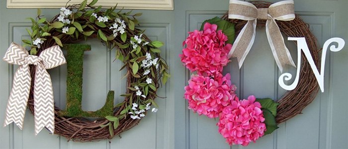 give an eye catching look to your room using wreaths in spring, crafts, wreaths