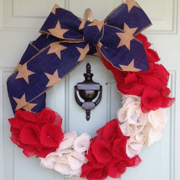 q what have you diy d to show off your patriotic pride , Find her full wreath post HERE