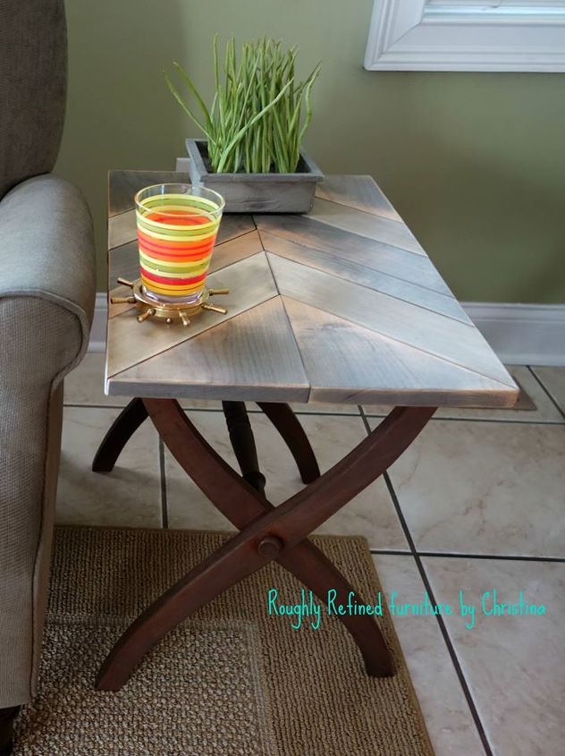 folding luggage rack to rustic herringbone side table 30dayflip